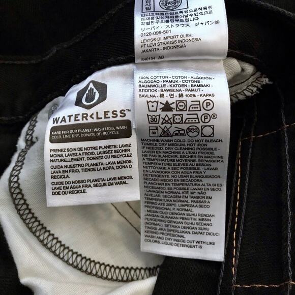 Levi's NWOT 505 Black Straight Leg Jeans Men 42 x 34 - Picture 8 of 8